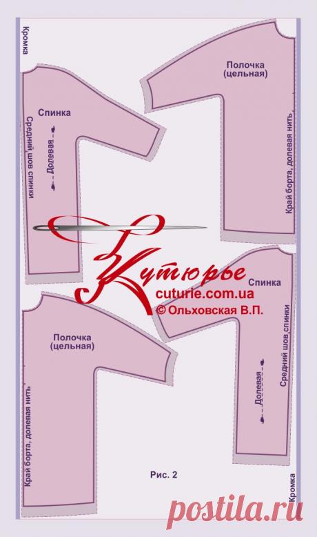 Как кроить и шить пальто "коробочка" с карманами