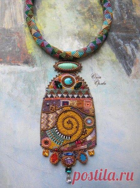 Аксессуары и украшения ручной работы - Еще Климт и весенние корзиночки | Pärltikand