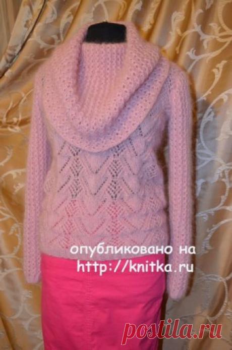 Свитер женский спицами, 24 модели с описанием и видео уроками, Вязание для женщин