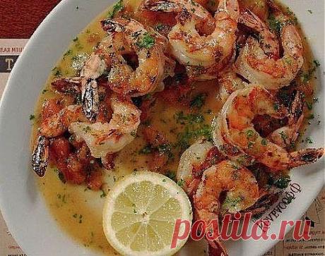 Креветки с чесноком и травами - Коста Бланка по-русски