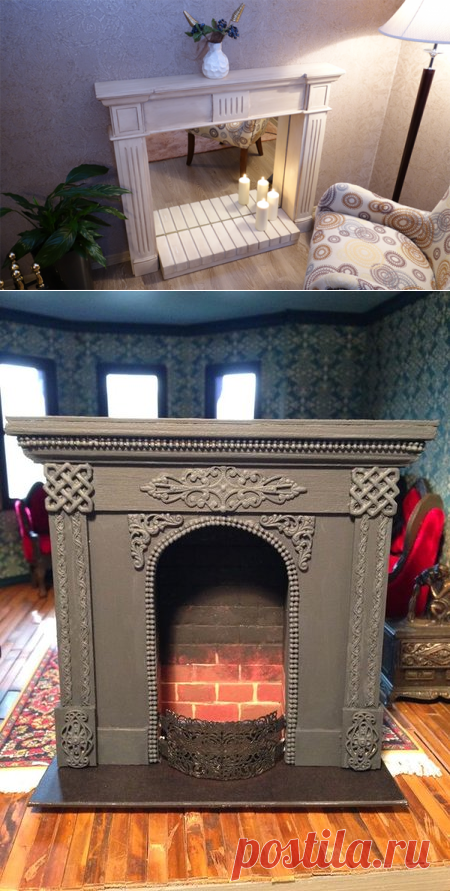 Камин из картона своими руками. Фальш камин из коробок. | ремонтдом | Яндекс Дзен