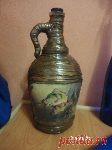 Бутылочка сделана на заказ.