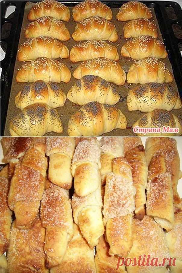 Нежнейшие рогалики на кефире.