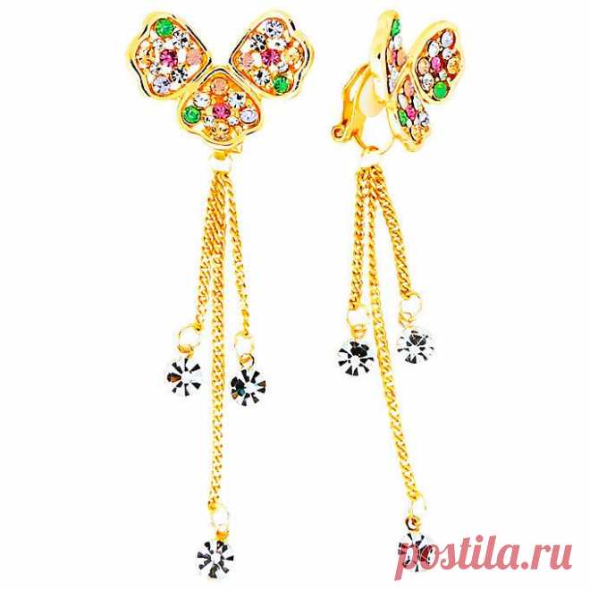 Клипсы под золото Tutti Frutti
Описание
Материал: металл под золото, кристаллы Swarovski. Размер клипс: 7,1 x 2,2 см. Изделие гипоаллергенно.