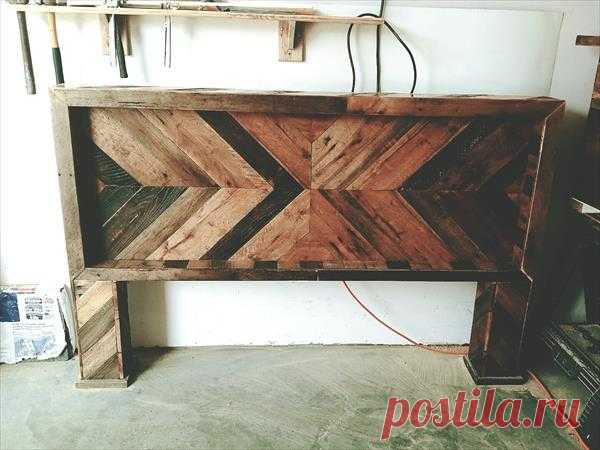 Изголовье и Изножье паллет | поддонов мебель DIY