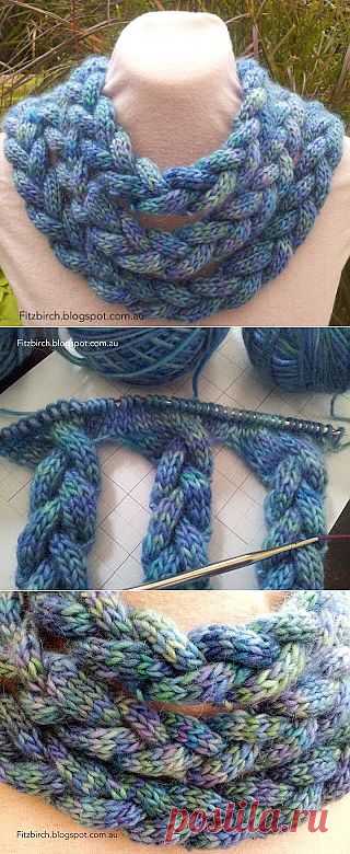 FitzBirch Crafts: Braided Cowl