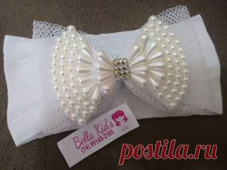 LAÇO DE PÉROLA COM TULE !    TUTORIAL 🎀