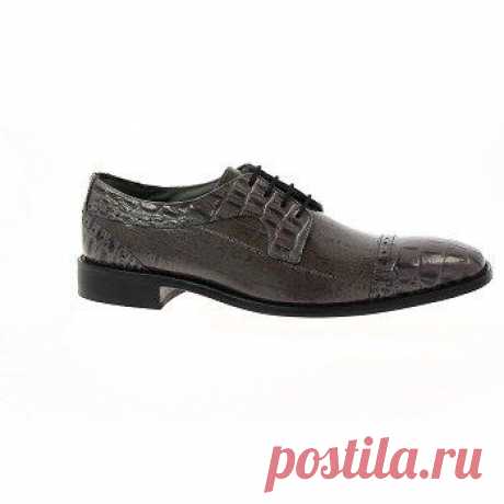 Men's Stacy Adams Giancarlo Cap Toe Oxford Grey Shoes.com