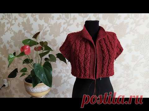 Кардиган спицами. Часть 4. Рукава.