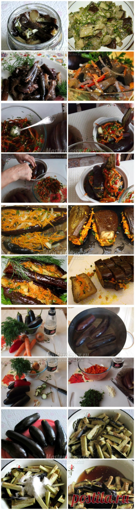 Баклажаны маринованные с чесноком. Лучшие рецепты