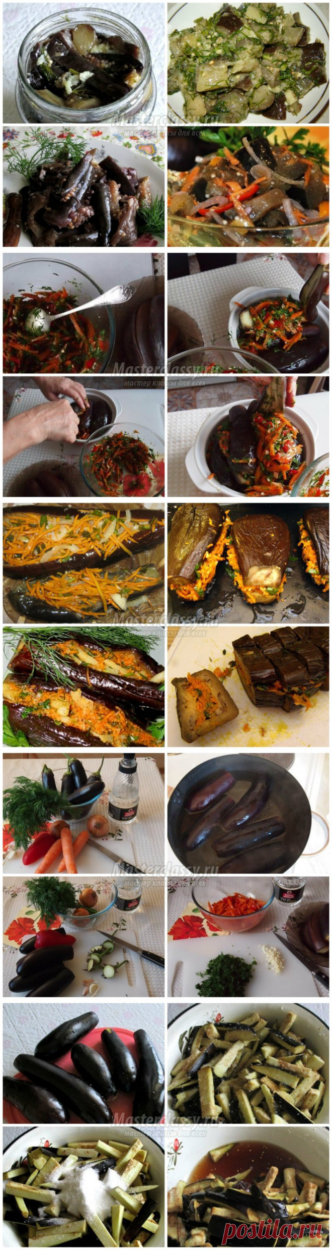 Баклажаны маринованные с чесноком. Лучшие рецепты