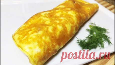 5 минут и Завтрак на Столе. Нежный Сырный Омлет.Такую Вкуснятину Можно гото