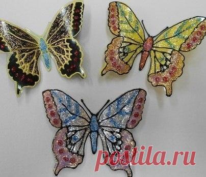 Бабочка из пластиковой бутылки