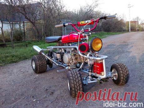 Самодельный тарабайк "Питбуль" (37 фото + описание изготовления)