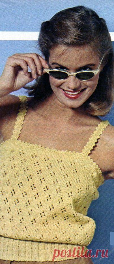 ВЯЗАНЫЕ ЛЕТНИЕ ТОПЫ