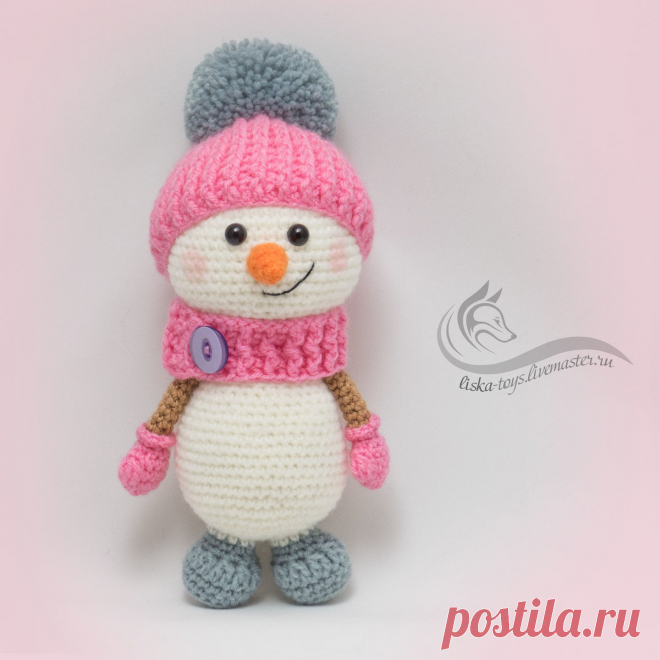 «Снеговик вязаный - купить в интернет-магазине на Ярмарке Мас» — карточка пользователя Larssi в Яндекс.Коллекциях