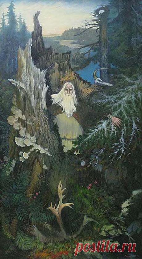 А.Угланов.  Волхв.