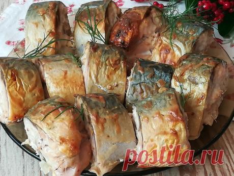 Вкусная запеченная скумбрия в оригинальном маринаде и на луковой подушке | Я Готовлю... | Яндекс Дзен