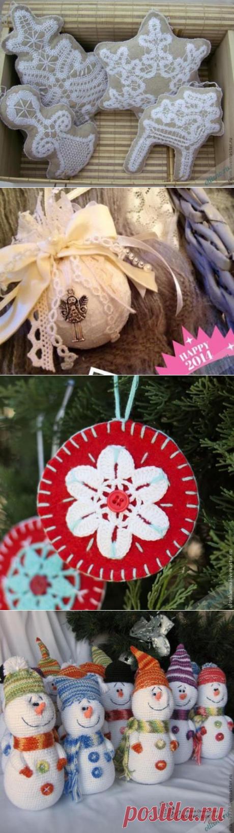 3 мастер-класса как сделать елочные игрушки своими руками | Отлично! Школа моды, декора и актуального рукоделия