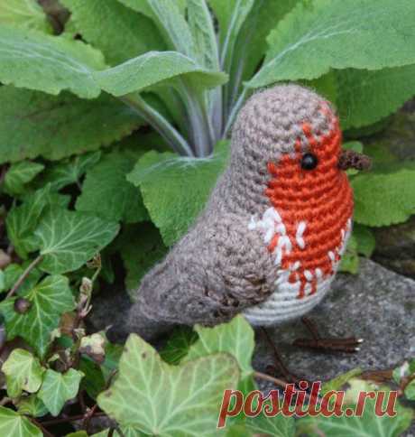 Вязаные Учебники - Amigurumi птица - Робин - крючком узор PDF - уникальный продукт на allescaro на DaWanda