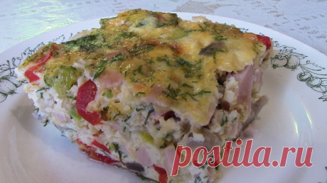 Омлет по-деревенски. Быстро, просто и ооочень вкусно - Простые рецепты Овкусе.ру