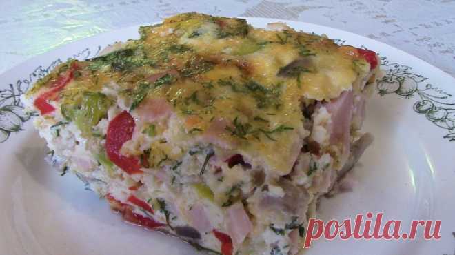 Омлет по-деревенски. Быстро, просто и ооочень вкусно - Простые рецепты Овкусе.ру