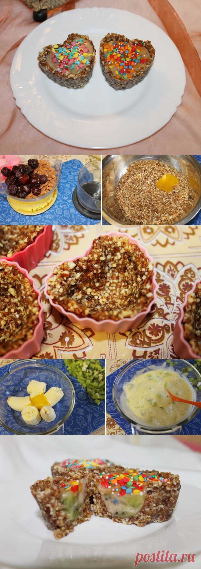 Постные пирожные.
Если вы соблюдаете пост, то вот и рецептик вкусных постных пироженок! А еще он примечателен тем, что наши пирожные не потребуют выпекания.