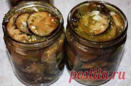 Баклажаны с чесноком