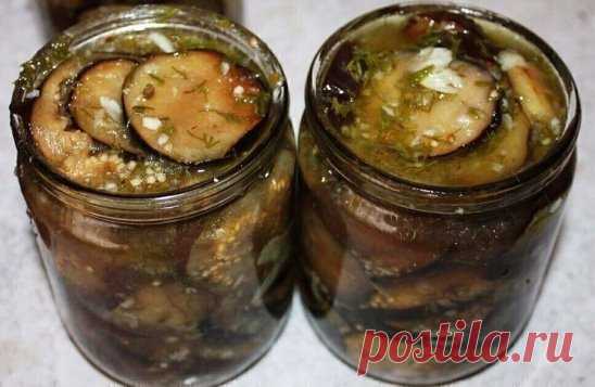 Баклажаны с чесноком