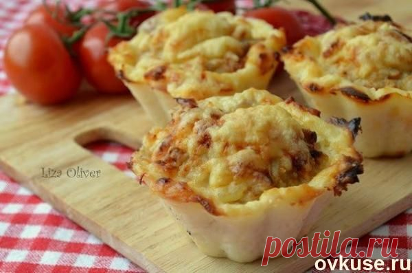 Куриные тефтельки,в картофельных корзиночках - Простые рецепты Овкусе.ру