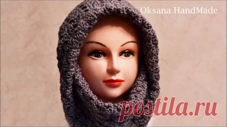 Снуд, вязанный крючком. Мастер класс. Scarf crochet. - YouTube