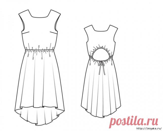 Летнее платье "Новая реальность" своими руками
