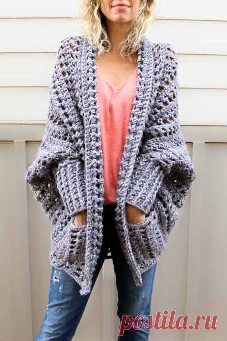 Easy, Chunky Crochet Sweater - Free Pattern from Make & Do Crew