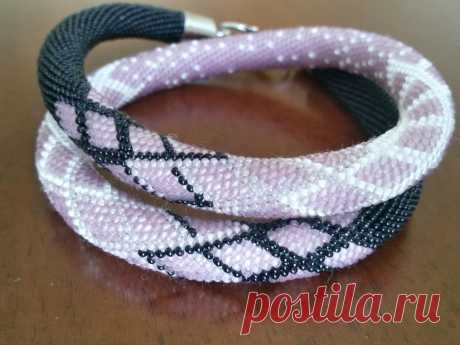 Жгут &quot;Опаловые блики&quot; | biser.info - всё о бисере и бисерном творчестве