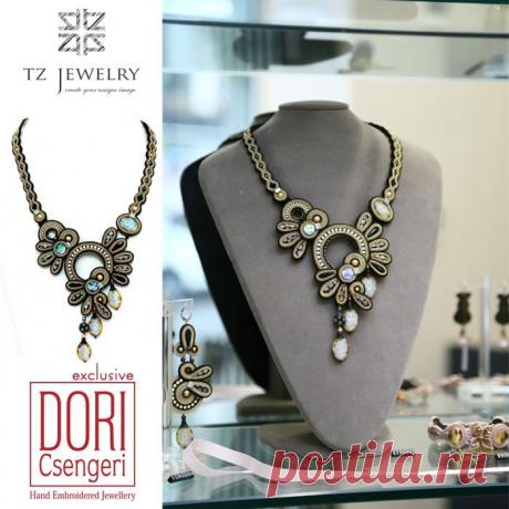 (9) #DoriCsengeri #soutache #exclusive #jewelry #TZjewelry #unique #necklace | My favs | Уникальный, Сутаж и Ювелирные Украшения