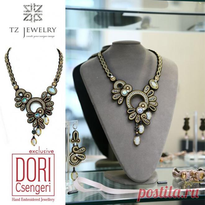 (9) #DoriCsengeri #soutache #exclusive #jewelry #TZjewelry #unique #necklace | My favs | Уникальный, Сутаж и Ювелирные Украшения
