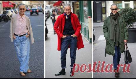 Джинсы для женщины после 50 лет - с чем носить