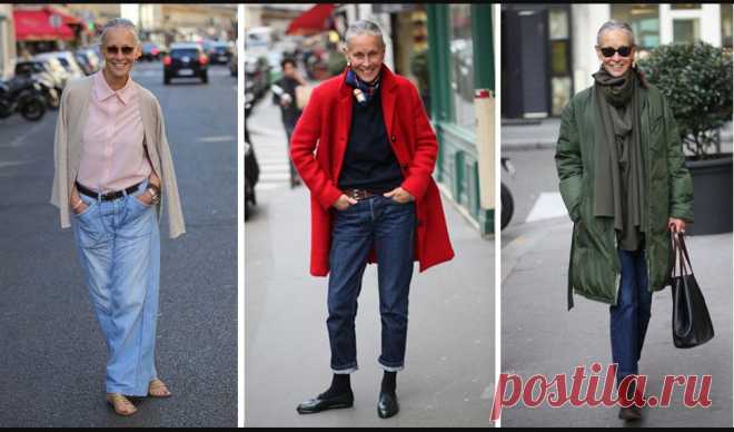 Джинсы для женщины после 50 лет - с чем носить