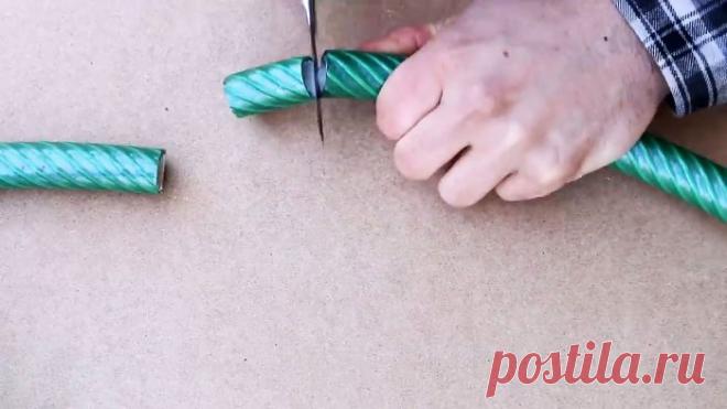 Как починить поврежденный садовый шланг