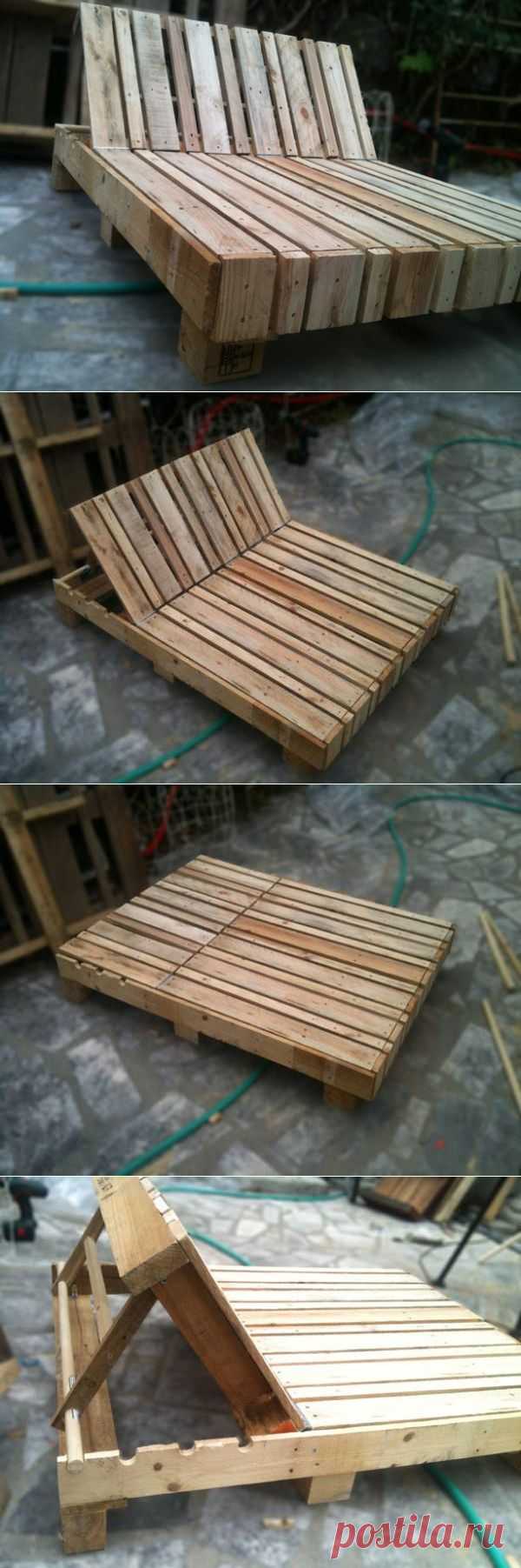 Pallet Double Lounge Chair • 1001 Pallets