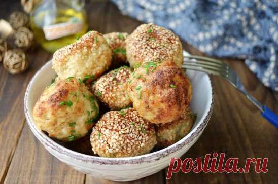 Фрикадельки из фарша и баклажана