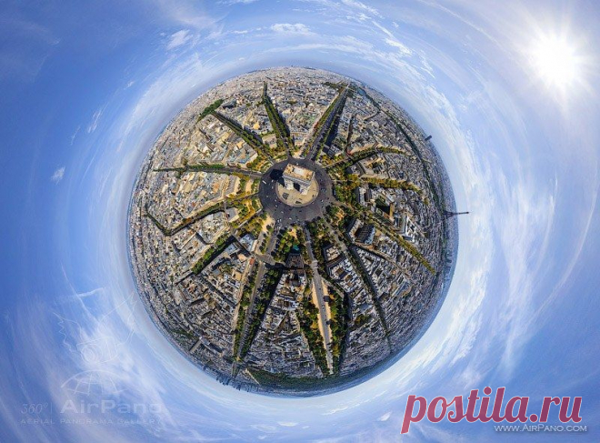 Красивейшие города мира • 360° Аэрофотопанорамы