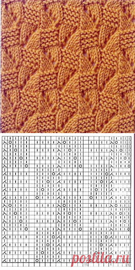 Мастера и умники: Красивые узоры спицами + схемы