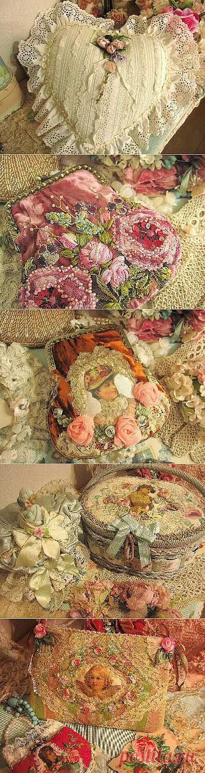 Винтажные кружева от японской мастерицы Pastel.