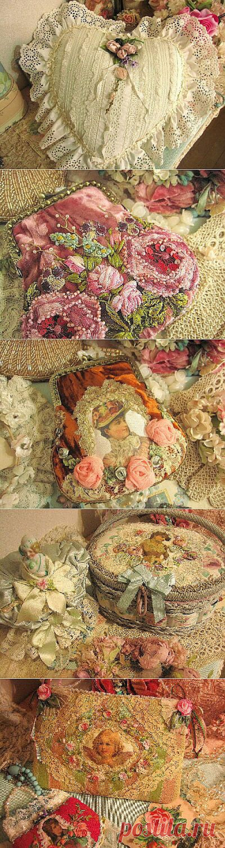 Винтажные кружева от японской мастерицы Pastel.