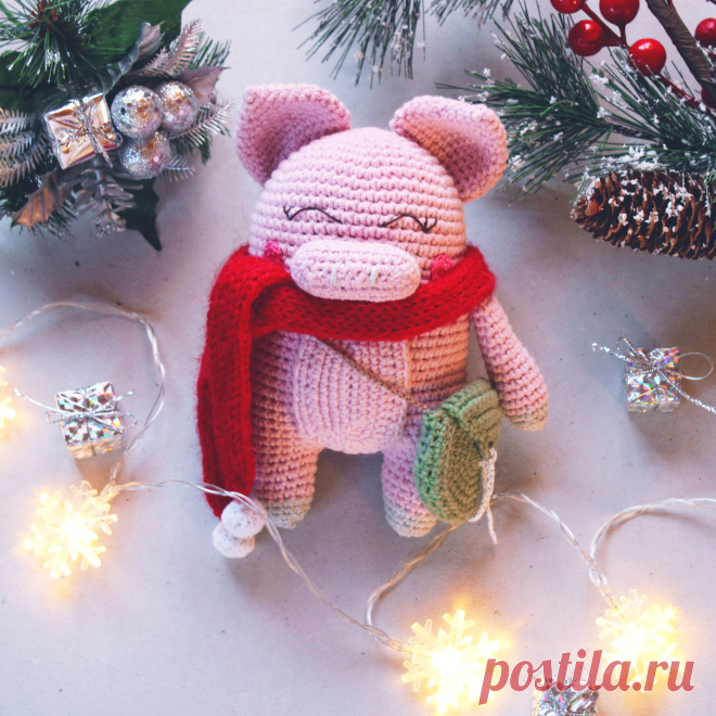 PDF Хрюшенька крючком. FREE crochet pattern; Аmigurumi doll patterns. Амигуруми схемы и описания на русском. Вязаные игрушки и поделки своими руками #amimore - свинка, поросёнок, свинья, поросенок, pig, swine, cerdo, maiale, Schwein, świnia, porco, domuz, sika, cochon, prase, gris, siga. Amigurumi doll pattern free; amigurumi patterns; amigurumi crochet; amigurumi crochet patterns; amigurumi patterns free; amigurumi today.