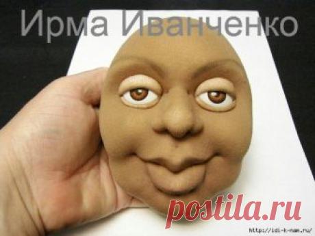 глаза для колготочной куклы