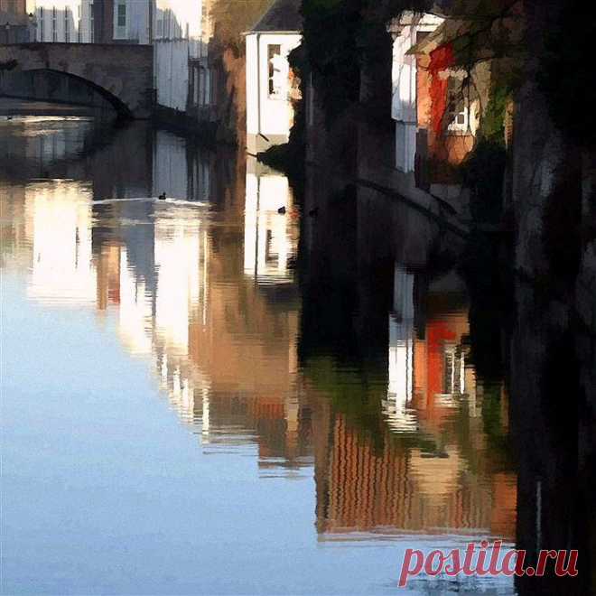 Течение тихое прикосновений....