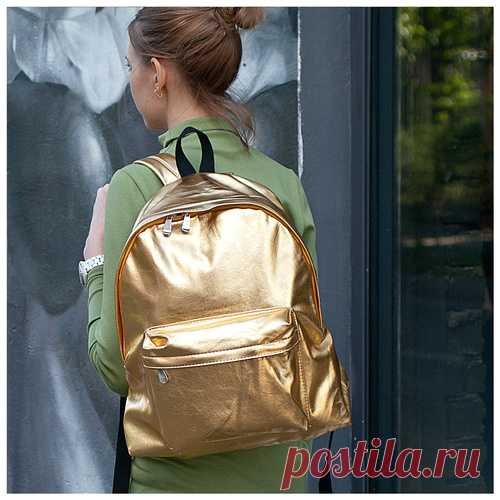 Рюкзак "Металл" (медный) Kawaii Factory  на лето  для женщин 4479948, купить за 1 990 руб. в интернет-магазине Berito