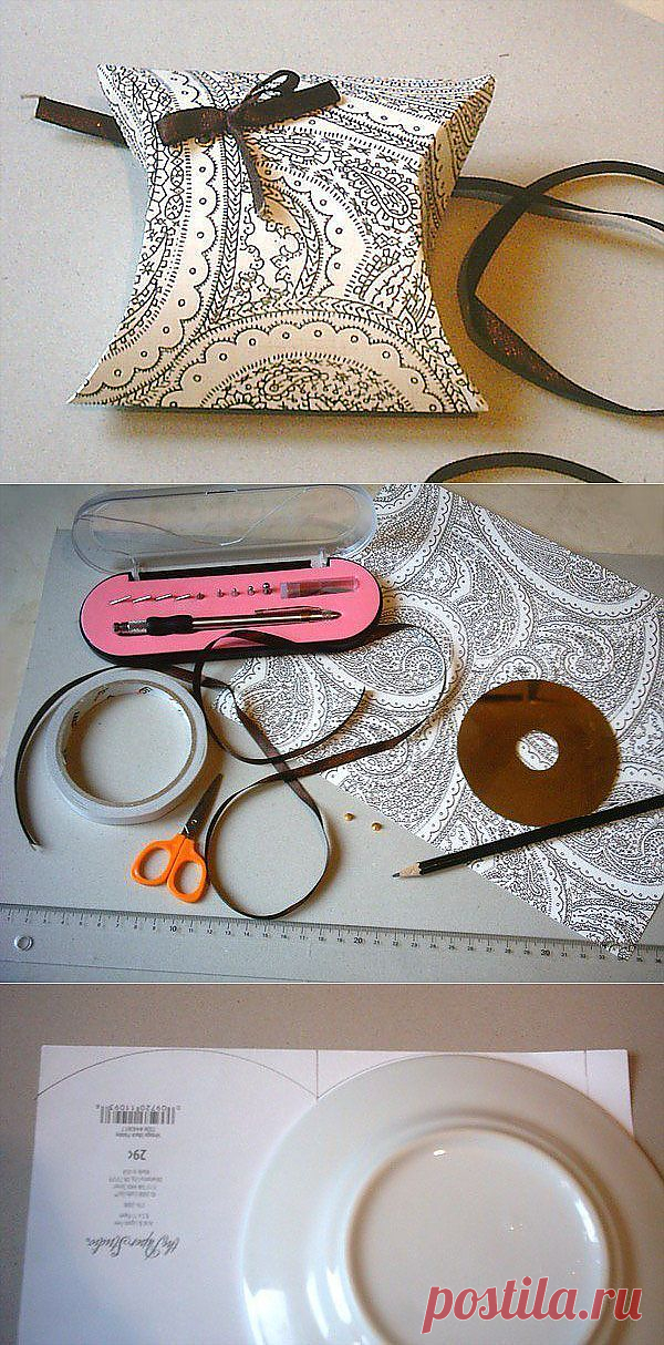 Красивая коробочка для подарка
http://www.odnoklassniki.ru/handmade1/topic/62197279850616